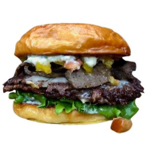 Gyro Cheese Burger